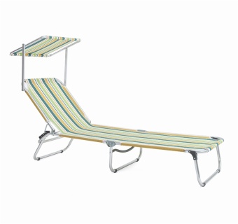 Modern Outdoor Comfortable Foldable Lightweight Outdoor Furniture Sun Beach Bed