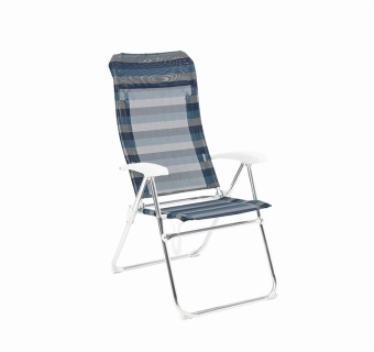 Durable Portable Adjustable Reclining Outdoor Lounge Folding Beach Chair With High Back