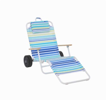 Outdoor Foldable Backpack Portable Modern Leisure Folding Oxford Portable Beach Chair Trolley
