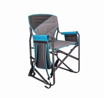 Outdoor Portable Folding Rocker Suspension Shock Absorber Beach Fishing Camping Chair