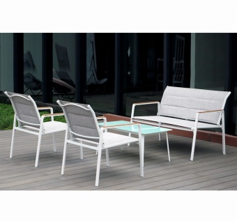 Kd Texitlene Padded Outdoor Dining Set 1009