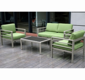 Steel Outdoor KD Sofa Set 2004