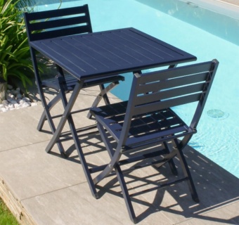 Steel Foldable Outdoor Dining Set 3002