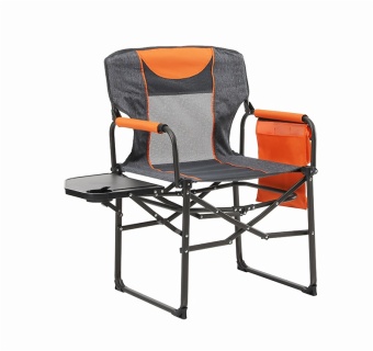 Outdoor Popular Style Traveling Camping Chairs Ultralight Foldable Camping Director Chairs With Side Table Pocket Handle