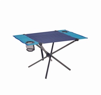 High Quality Aluminum Lightweight Portable Folding Camping Table With Cup holder