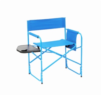 Heavy Duty Outdoor Portable Camping Chair Folding Director Chair With Side Table