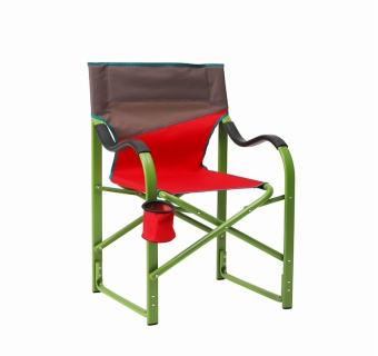 Directors Portable Heavy Duty Folding Outdoor Foldable Metal Camping Chair