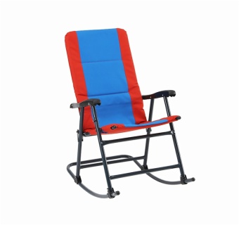 Outdoor Portable Camping Fishing Beach Folding Rocking Reclining Chair with Headrest
