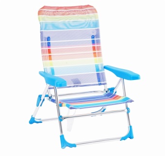 hot sale Outdoor Comfortable aluminium fishing chair high back camping folding beach chair