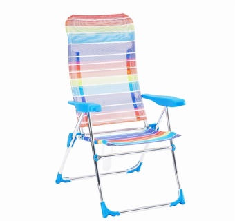 Custom logo foldable aluminium outdoor beach chair folding camping chairs