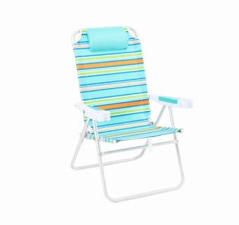 Customized LOGO OEM Multi-style al alloy Lightweight Portable Metal Folding Aluminium Beach Chair